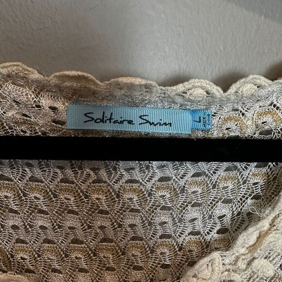 Solitaire Swim Large Crocheted Coverup - Picture 2 of 8